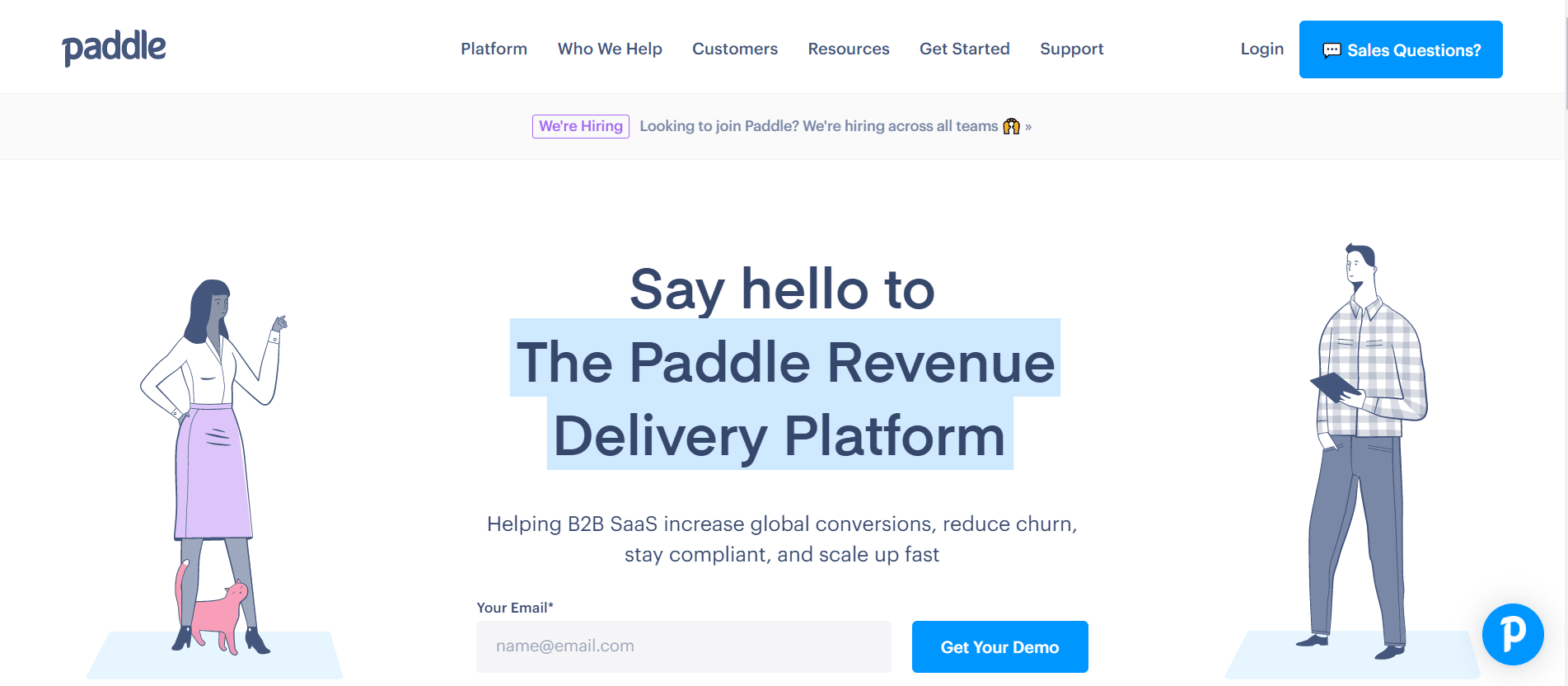 Paddle as online billing tool for revenue delivery