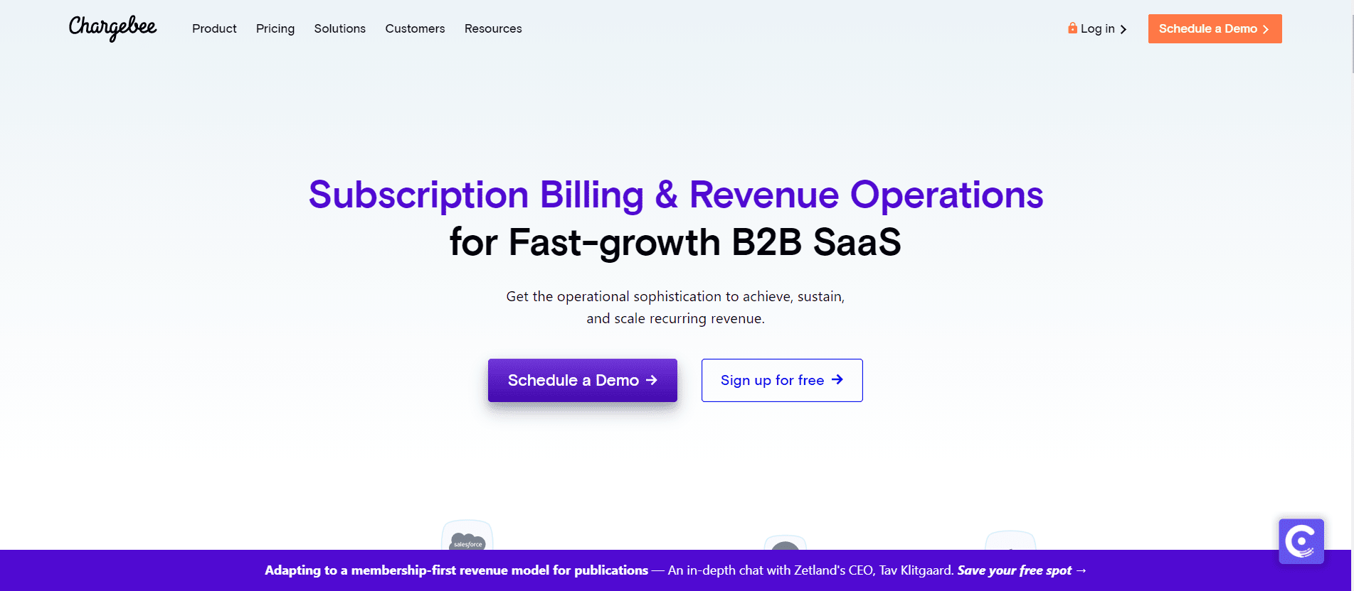Online billing software Chargebee